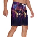 Tardis Regeneration Art Doctor Who Paint Purple Sci Fi Space Star Time Machine Men s Beach Shorts View3