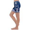 Doctor Who Adventure Bad Wolf Tardis Kids  Lightweight Velour Capri Yoga Leggings View2