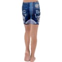 Doctor Who Adventure Bad Wolf Tardis Kids  Lightweight Velour Capri Yoga Leggings View4