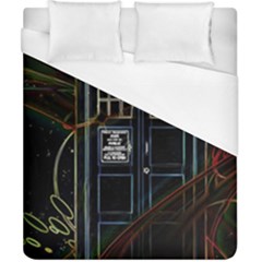 Tardis Doctor Who Magic Travel Macine Fantasy Duvet Cover (california King Size) by Cendanart