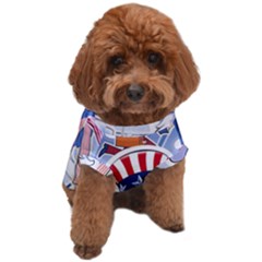 Independence Day United States Of America Dog T-shirt by Ket1n9