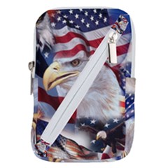 United States Of America Images Independence Day Belt Pouch Bag (large) by Ket1n9