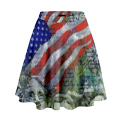 Usa United States Of America Images Independence Day High Waist Skirt by Ket1n9