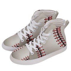 Baseball Women s Hi-top Skate Sneakers by Ket1n9