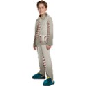 Baseball Kids  Long Sleeve Velvet Pajamas Set View2