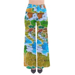 World Map So Vintage Palazzo Pants by Ket1n9