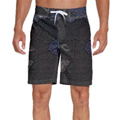 World Map Men s Beach Shorts by Ket1n9