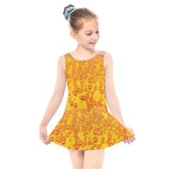 Beer Alcohol Drink Drinks Kids  Skater Dress Swimsuit by Ket1n9