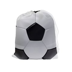 Soccer Ball Drawstring Pouch (xl) by Ket1n9