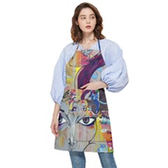 Graffiti Mural Street Art Painting Pocket Apron by Ket1n9