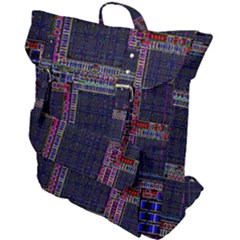 Cad Technology Circuit Board Layout Pattern Buckle Up Backpack by Ket1n9