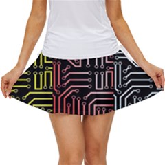 Circuit Board Seamless Patterns Set Women s Skort by Ket1n9