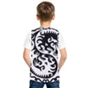 Ying Yang Tattoo Kids  Basketball Tank Top View2