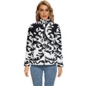 Ying Yang Tattoo Women s Puffer Bubble Jacket Coat View1