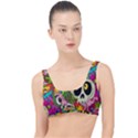 Crazy Illustrations & Funky Monster Pattern The Little Details Bikini Top View1