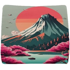 Mountain Landscape Sky Fuji Nature Seat Cushion by Cendanart