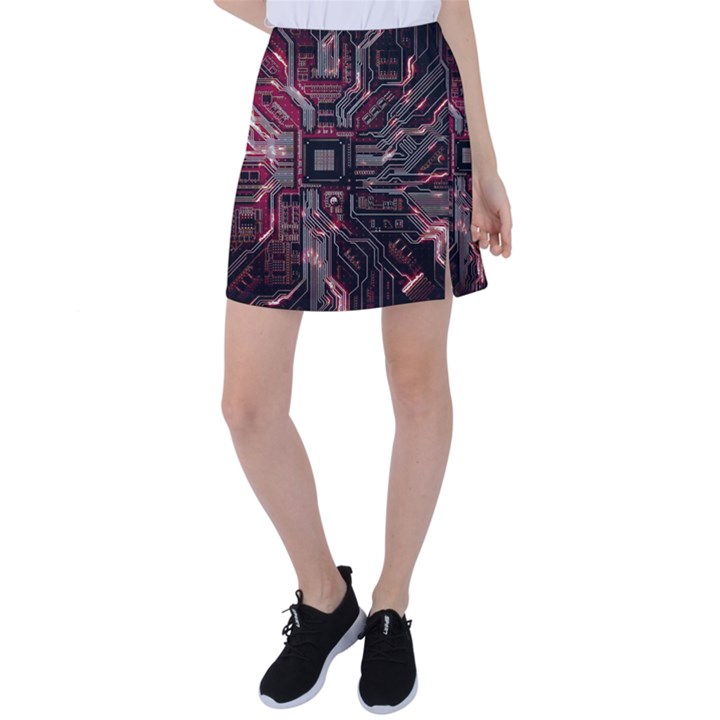 Chip Retro Technology Tennis Skirt