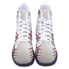 Baseball Men s High-top Canvas Sneakers by Ket1n9