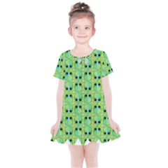 Alien Pattern- Kids  Simple Cotton Dress by Ket1n9