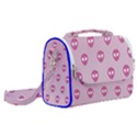 Alien Pattern Pink Satchel Shoulder Bag View2