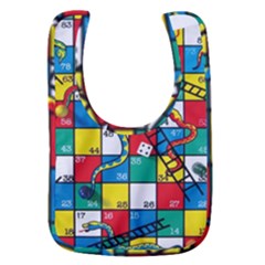 Snakes And Ladders Baby Bib by Ket1n9