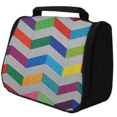 Charming Chevrons Quilt Full Print Travel Pouch (big) by Ket1n9