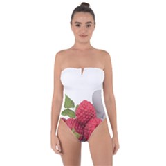 Fruit Healthy Vitamin Vegan Tie Back One Piece Swimsuit by Ket1n9