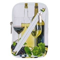 White Wine Red Wine The Bottle Belt Pouch Bag (large) by Ket1n9