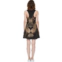 African Lion Mane Close Eyes Inside Out Racerback Dress View4