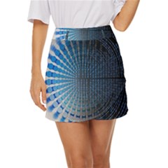 Data Computer Internet Online Mini Front Wrap Skirt by Ket1n9