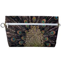 Peacock Feathers Wheel Plumage Handbag Organizer by Ket1n9