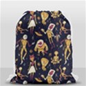 Alien Surface Pattern Drawstring Bag (Small) View1