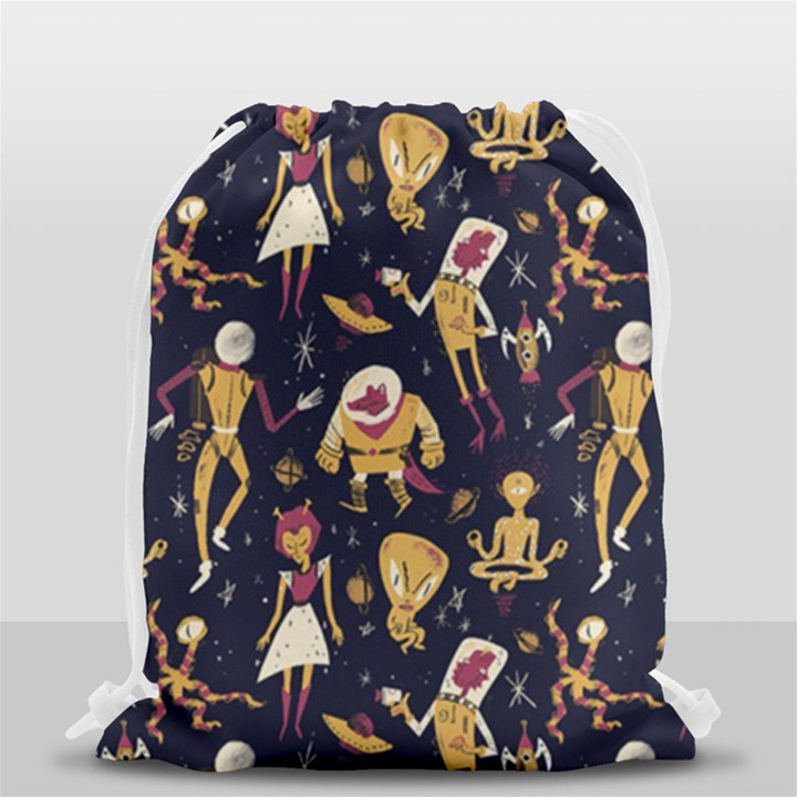 Alien Surface Pattern Drawstring Bag (Small)