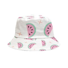 Fresh Watermelon Slices Texture Inside Out Bucket Hat by Ket1n9