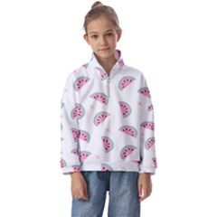 Watermelon Wallpapers  Creative Illustration And Patterns Kids  Half Zip Hoodie by Ket1n9