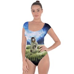 Astronaut Short Sleeve Leotard  by Ket1n9