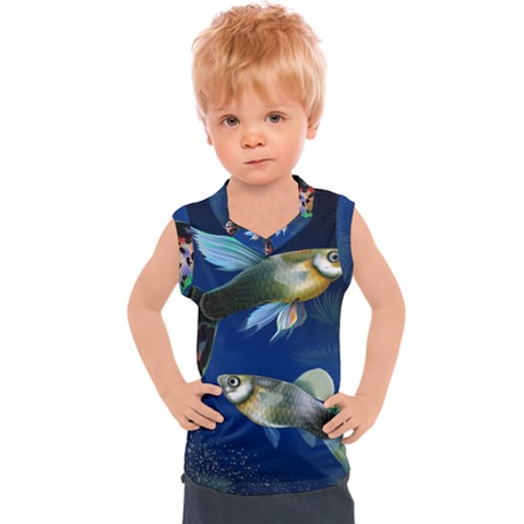 Marine Fishes Kids  Sport Tank Top by Ket1n9