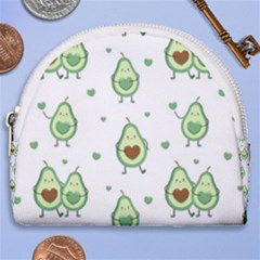 Cute Seamless Pattern With Avocado Lovers Horseshoe Style Canvas Pouch by Ket1n9