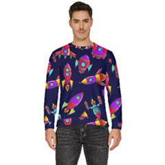 Space Patterns Men s Fleece Sweatshirt by Hannah976