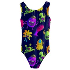 Space Patterns Kids  Cut-out Back One Piece Swimsuit by Hannah976