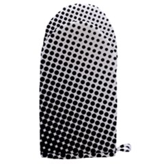 Background-wallpaper-texture-lines Dot Dots Black White Microwave Oven Glove by Hannah976