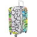 Brain Mind Psychology Idea Drawing Luggage Cover (Large) View2