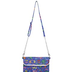 Grateful Dead Bears Pattern Mini Crossbody Handbag by Cendanart