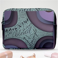 Converge Diverge Mingle Mix Divide Make Up Pouch (large) by Paksenen