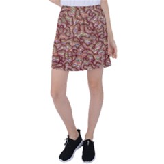 Mind Brain Thought Mental Tennis Skirt by Paksenen