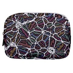 Mental Human Experience Mindset Make Up Pouch (small) by Paksenen