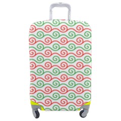 Spiral Geometry Pattern Luggage Cover (medium) by Ndabl3x