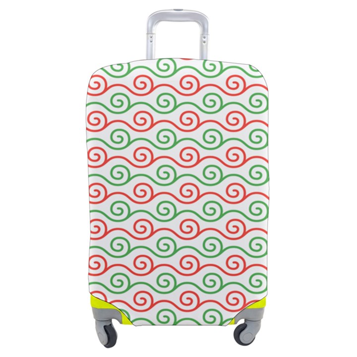 Spiral Geometry Pattern Luggage Cover (Medium)