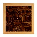 Circuits Circuit Board Orange Technology Wood Photo Frame Cube View2