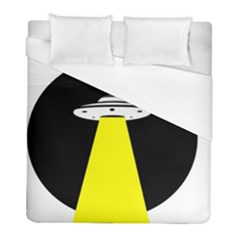 Ufo Flying Saucer Extraterrestrial Duvet Cover (full/ Double Size) by Cendanart